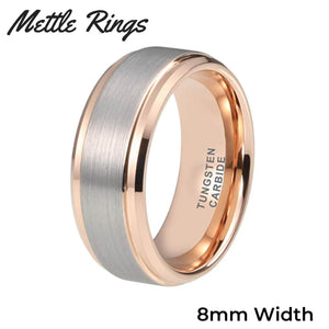 Buchannon 8mm Tungsten Carbide Mens Wedding Ring