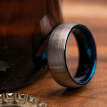 Forrest 8mm or 6mm Width Mens Wedding Ring from Mettle Rings