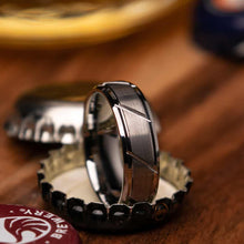 Kealani Silver Mens Wedding Ring Can Open Beer Bottles