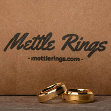 Morpheus Gold Tungsten Carbide Men Wedding Ring from MettleRings.com