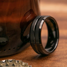 Walker 8mm Width Mens Wedding Ring from Mettle Rings