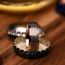 Buchannon Rose Gold Mens Wedding Ring Can Open Beer Bottles