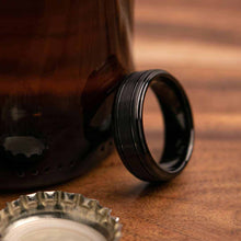 Callahan 8mm Width Mens Wedding Ring from Mettle Rings