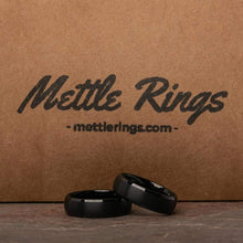 Carlton Black Tungsten Carbide Men Wedding Ring from MettleRings.com