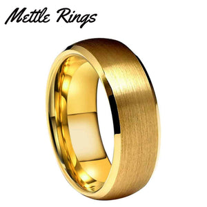 Carlton Gold Tungsten Carbide Mens Wedding Ring