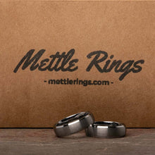 Carlton Silver Tungsten Carbide Men Wedding Ring from MettleRings.com