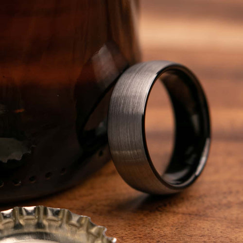 Fantana 6mm or 8mm Width Mens Wedding Ring from Mettle Rings