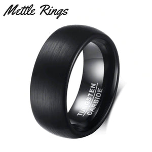 Gilmore 8mm Tungsten Carbide Mens Wedding Ring