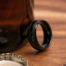 Halpert 8mm Width Mens Wedding Ring from Mettle Rings