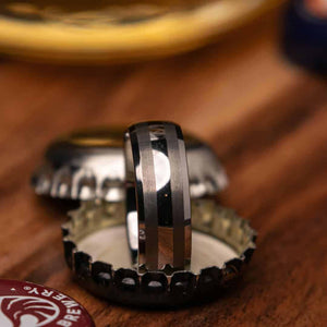 Halpert Silver Mens Wedding Ring Can Open Beer Bottles