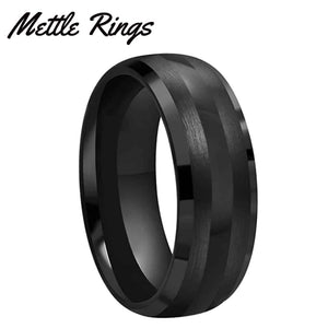 Halpert Tungsten Carbide Mens Wedding Ring