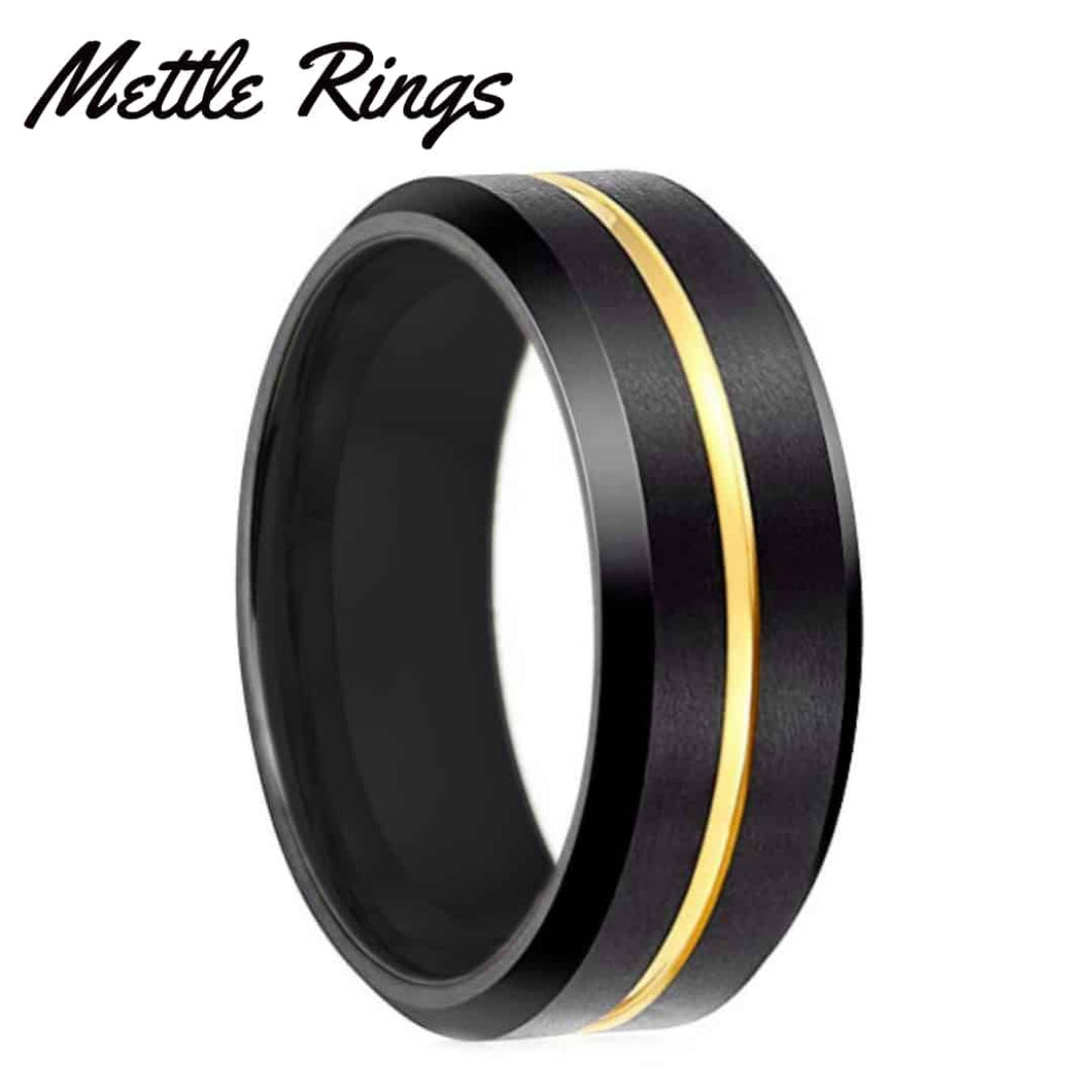 Herky Tungsten Carbide Mens Wedding Ring