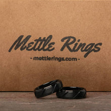 Kealani Black Tungsten Carbide Men Wedding Ring from MettleRings.com