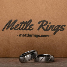Kealani Silver Tungsten Carbide Men Wedding Ring from MettleRings.com
