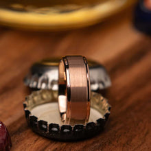 Neo Rose Gold Mens Wedding Ring Can Open Beer Bottles