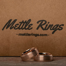 Neo Rose Gold Tungsten Carbide Men Wedding Ring from MettleRings.com
