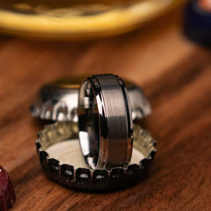 Neo Silver Mens Wedding Ring Can Open Beer Bottles