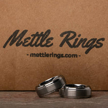 Neo Silver Tungsten Carbide Men Wedding Ring from MettleRings.com