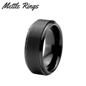 Neo 8mm Tungsten Carbide Mens Wedding Ring