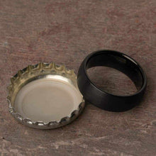 Open Bottles with the Gilmore Tungsten Carbide Mens Wedding Ring