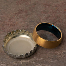 Open Bottles with the Winslow Tungsten Carbide Mens Wedding Ring