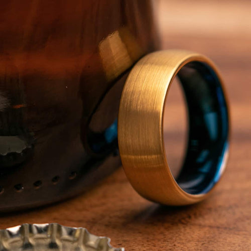 Winslow 8mm Width Mens Wedding Ring from Mettle Rings